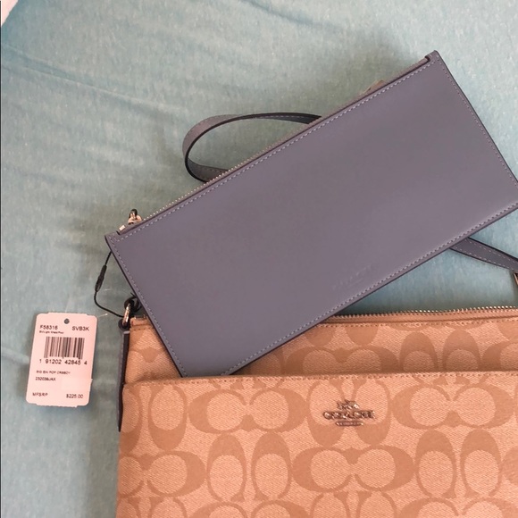 NWT Authentic Coach Signature POP Crossbody - Picture 3 of 8